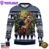 New England Patriots Groot Hug Christmas Ugly Sweater Sport For Fan