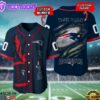 New England Patriots NFL 3D Personalized Baseball Shirt For Fans