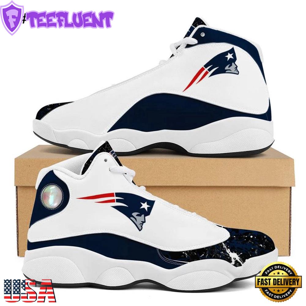 New England Patriots NFL Air Jordan 13 Shoes - Gift For Fans