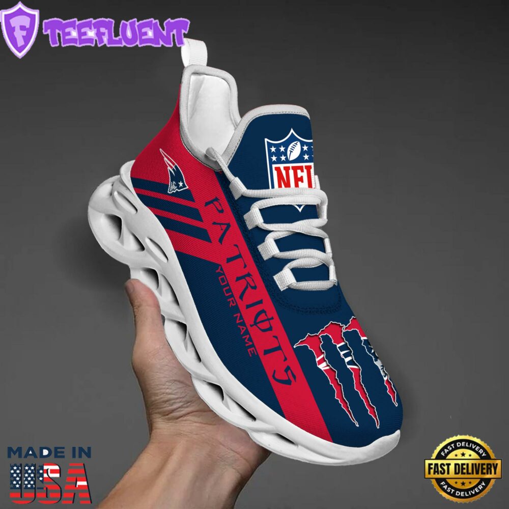New England Patriots NFL Clunky Max Soul Shoes Personalized