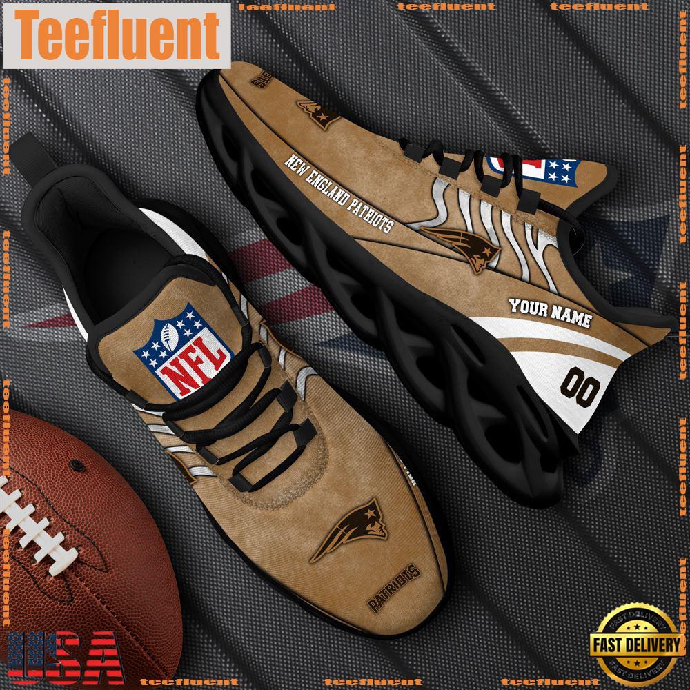 New England Patriots NFL Clunky Shoes For Fans Custom Name And Number