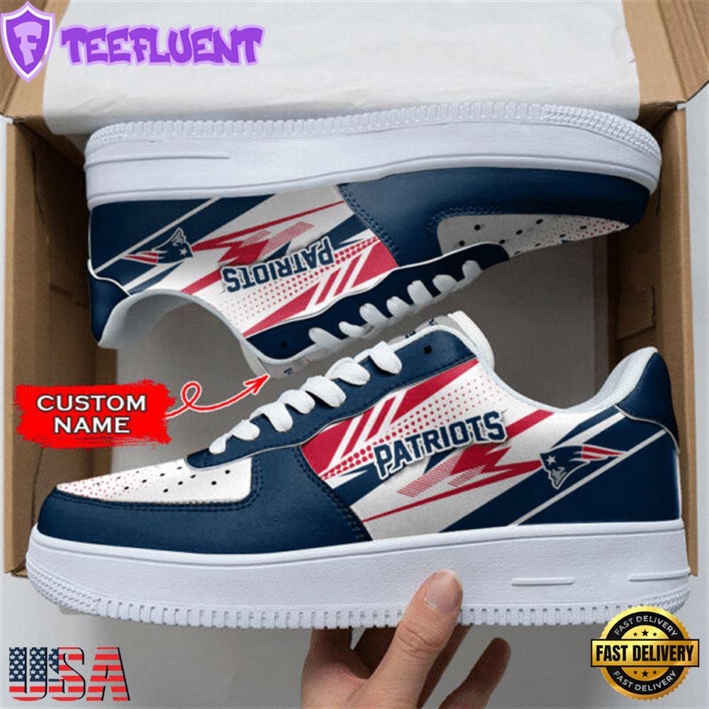 New England Patriots NFL Personalized Air Force 1 Shoes