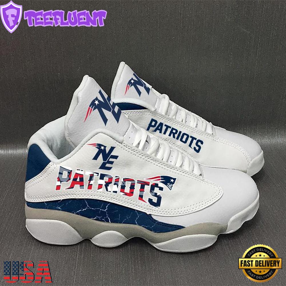 New England Patriots NFL Ver 1 Air Jordan 13 Sneaker - Gift For Fans