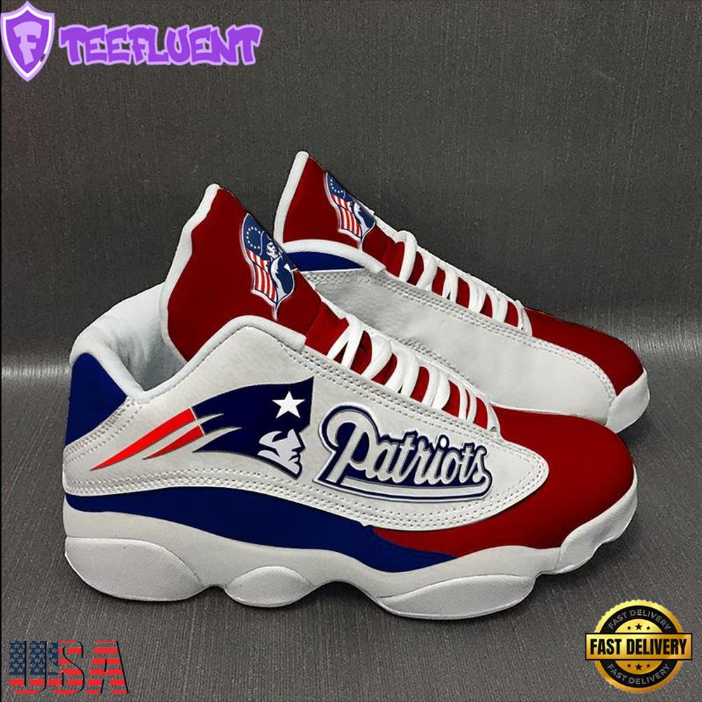 New England Patriots NFL Ver 5 Air Jordan 13 Sneaker - Gift For Fans