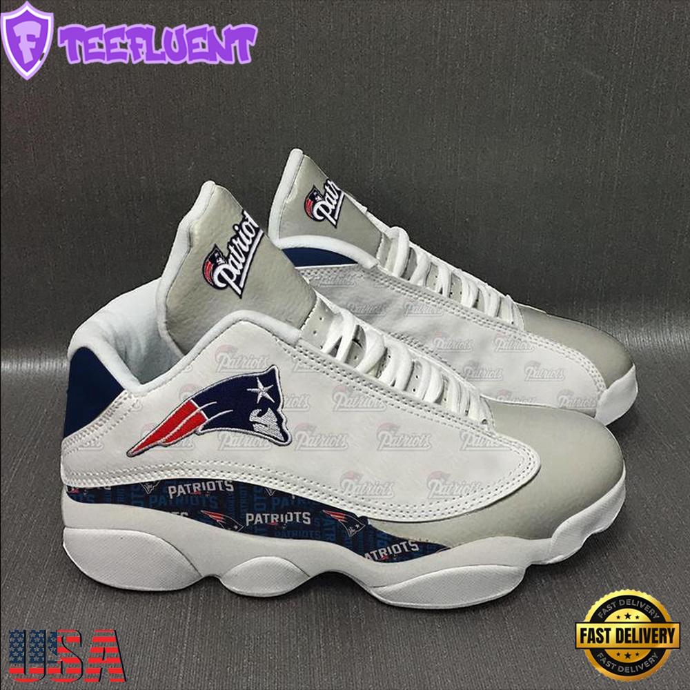 New England Patriots NFL Ver 7 Air Jordan 13 Sneaker - Gift For Fans