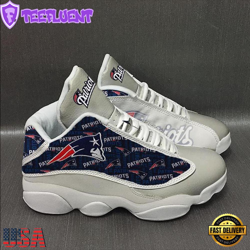 New England Patriots NFL Ver 8 Air Jordan 13 Sneaker - Gift For Fans