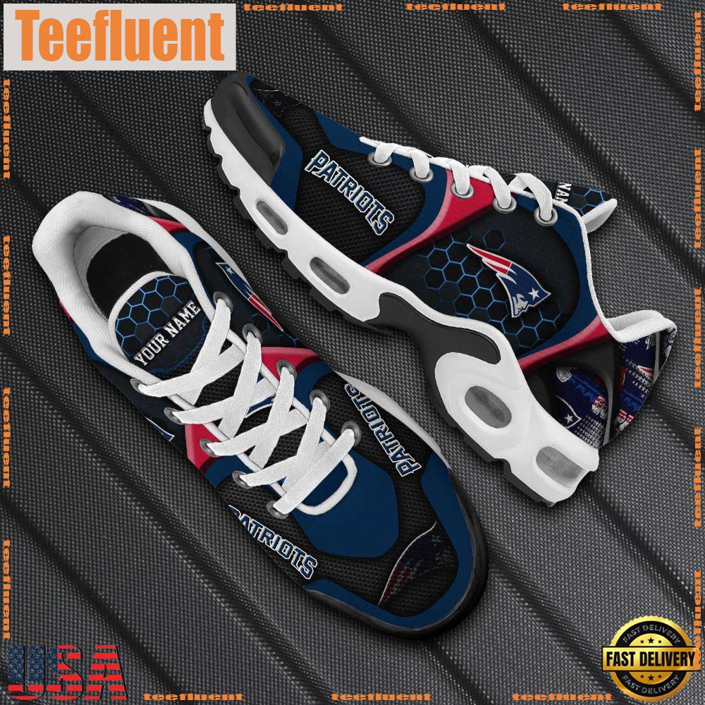 New England Patriots Tn Shoes Personalized Your Name, Football Team Shoes