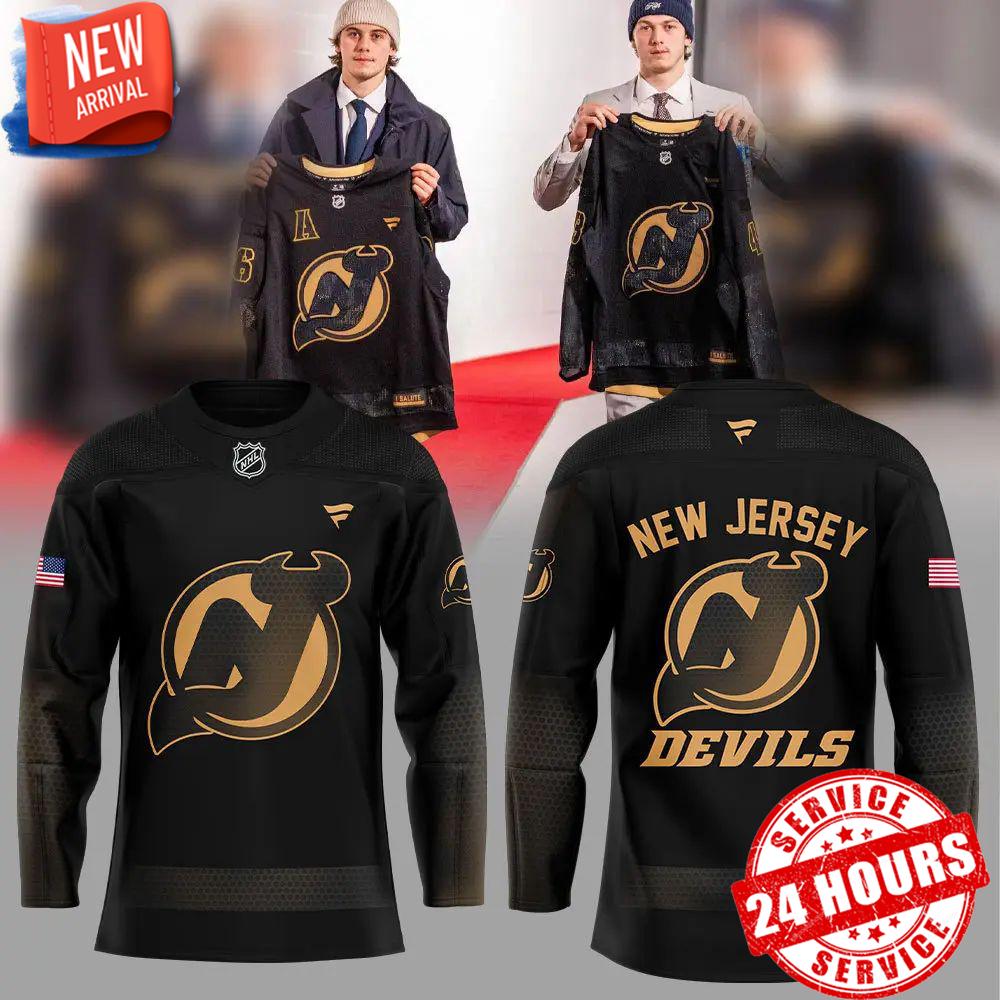 New Jersey Devils Military Threads 2024 Hockey Jersey