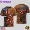 New Jersey Devils USA 250th Anniversary 3D T-Shirt