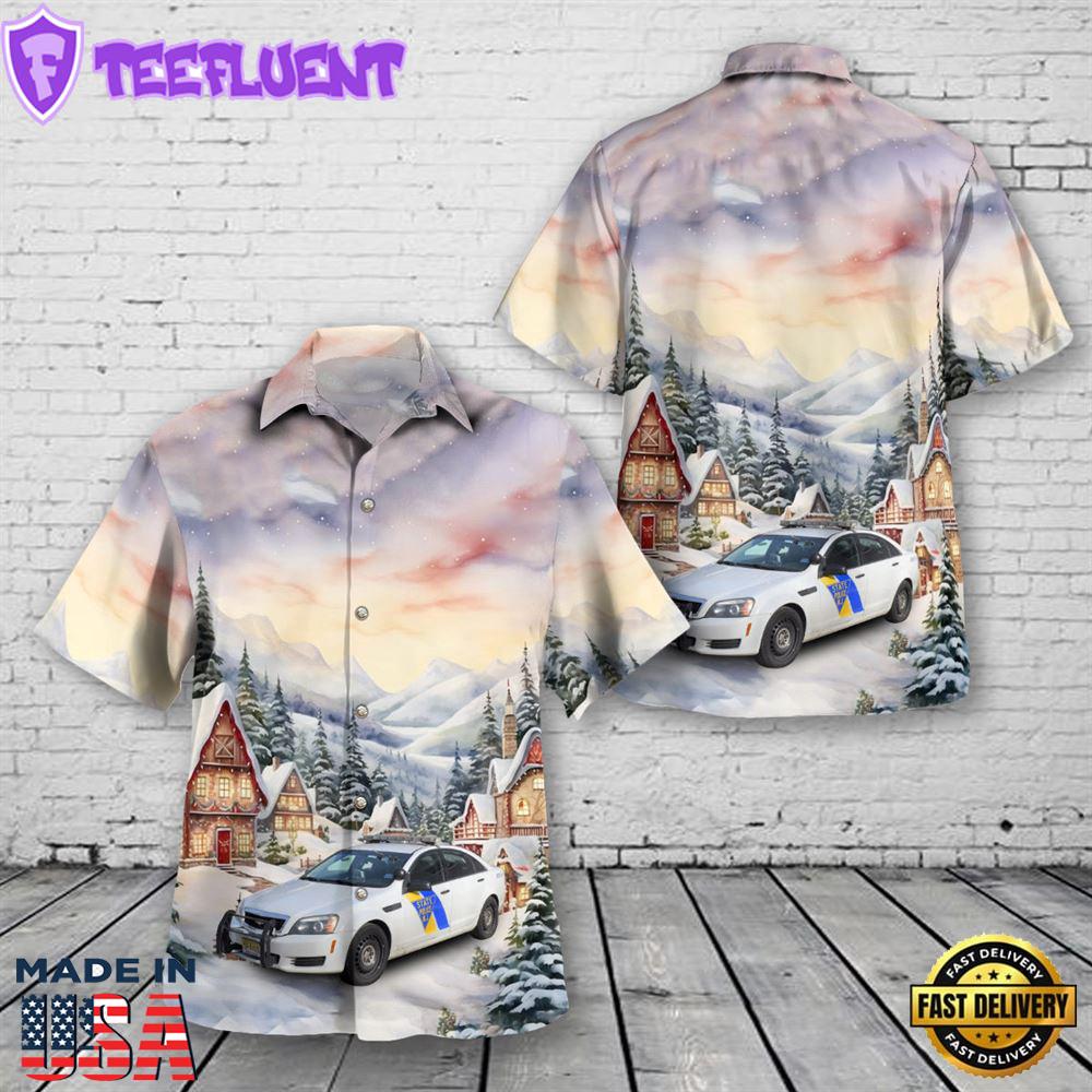 New Jersey State Police Christmas Hawaiian Shirt