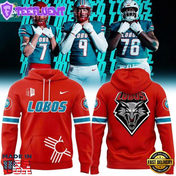 New Mexico Lobos Football Red Ready For 2025 Victory Hoodie