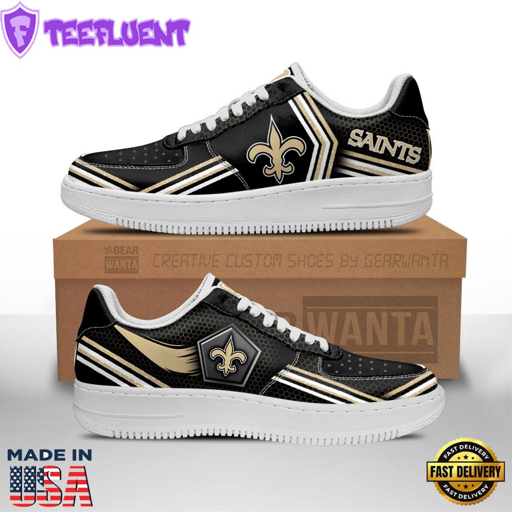 New Orlean Saints Air Sneakers Custom Force Shoes For Fans