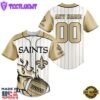 New Orleans Saints NFL 3D Personalized Baseball Jersey Shirt For Fans