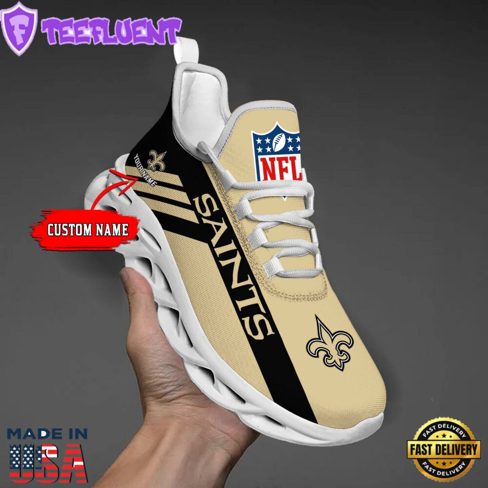 New Orleans Saints NFL Clunky Max Soul Shoes Personaliz