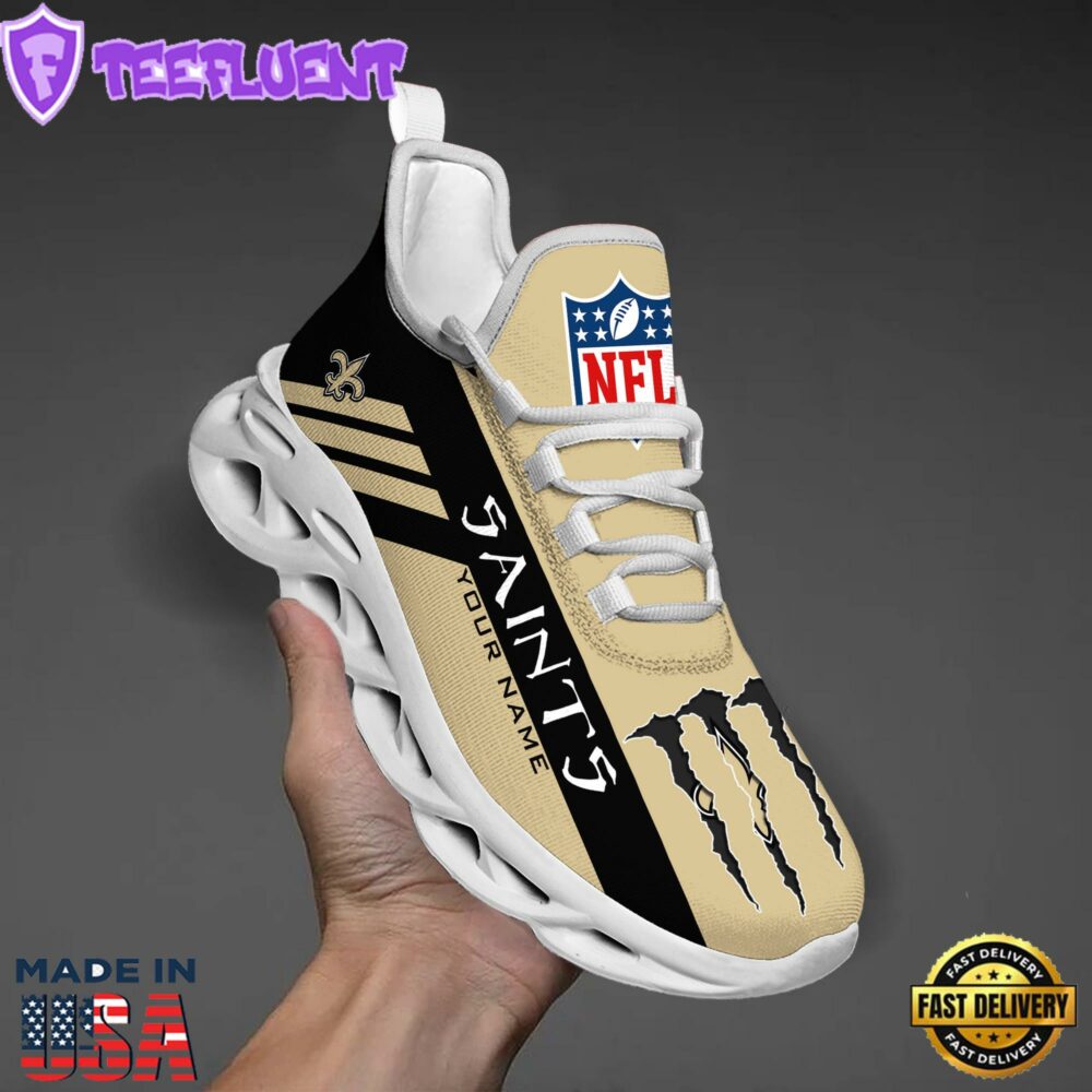New Orleans Saints NFL Clunky Max Soul Shoes Personalized
