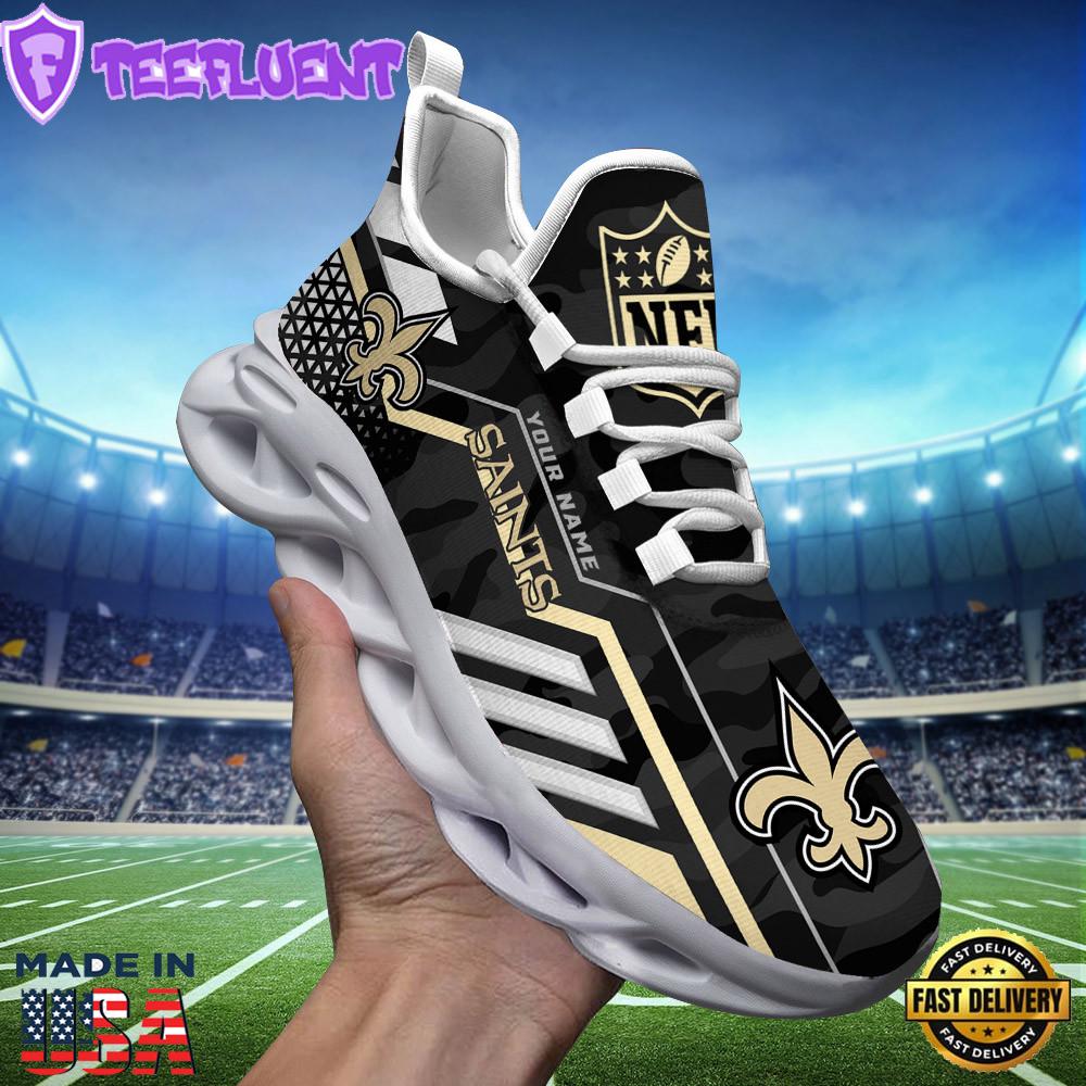 New Orleans Saints NFL Clunky Max Soul Shoes Personalized