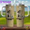 New Orleans Saints NFL Mickey Mouse Custom Stanley Quencher 40oz Stainless Steel Tumbler With Handle
