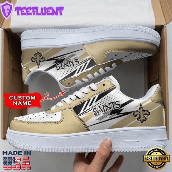 New Orleans Saints NFL Personalized Air Force 1 Shoes