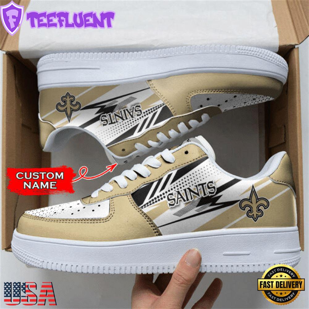 New Orleans Saints NFL Personalized Air Force 1 Shoes