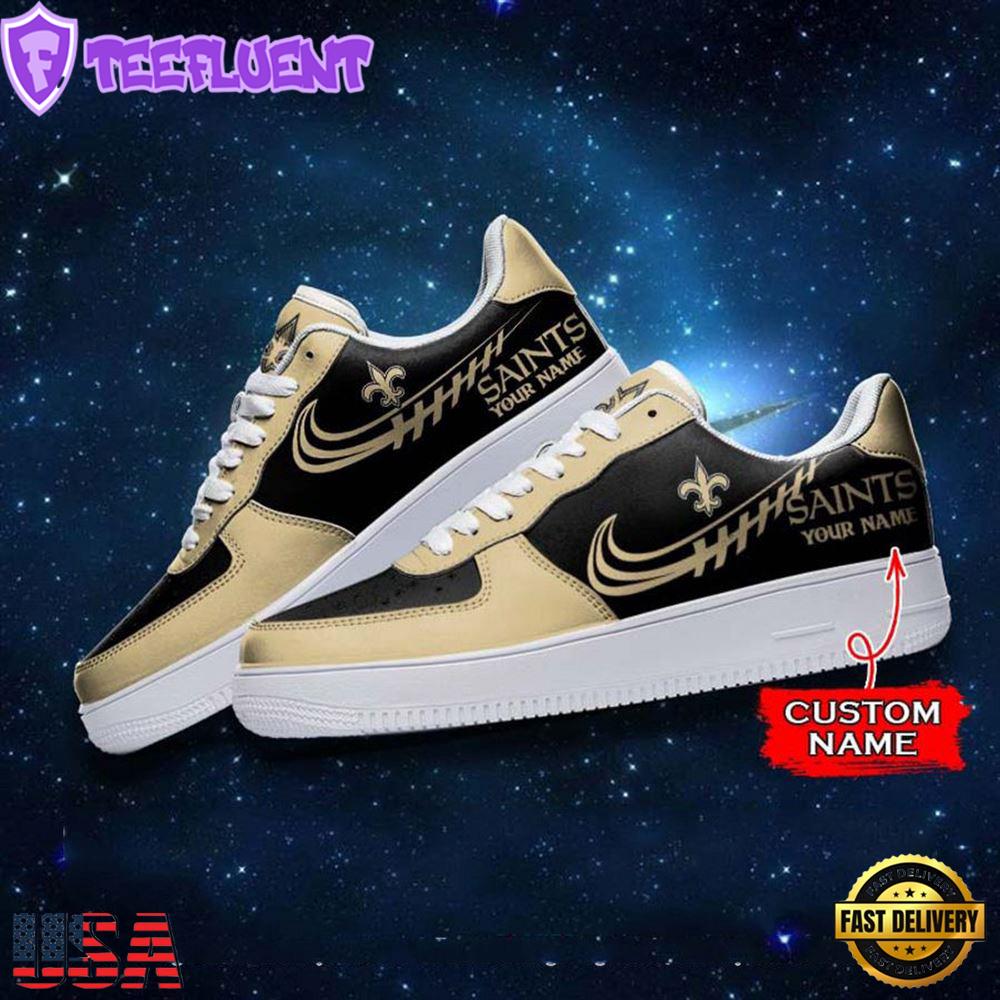 New Orleans Saints NFL Personalized Air Force Sneaker