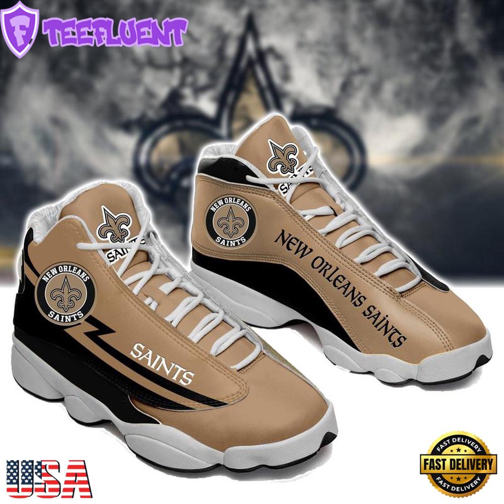 New Orleans Saints NFL Ver 1 Air Jordan 13 Sneaker - Gift For Fans