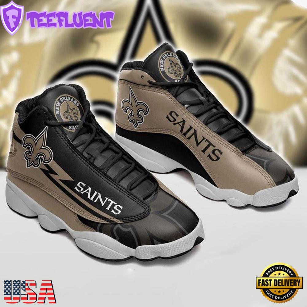 New Orleans Saints NFL Ver 2 Air Jordan 13 Sneaker - Gift For Fans