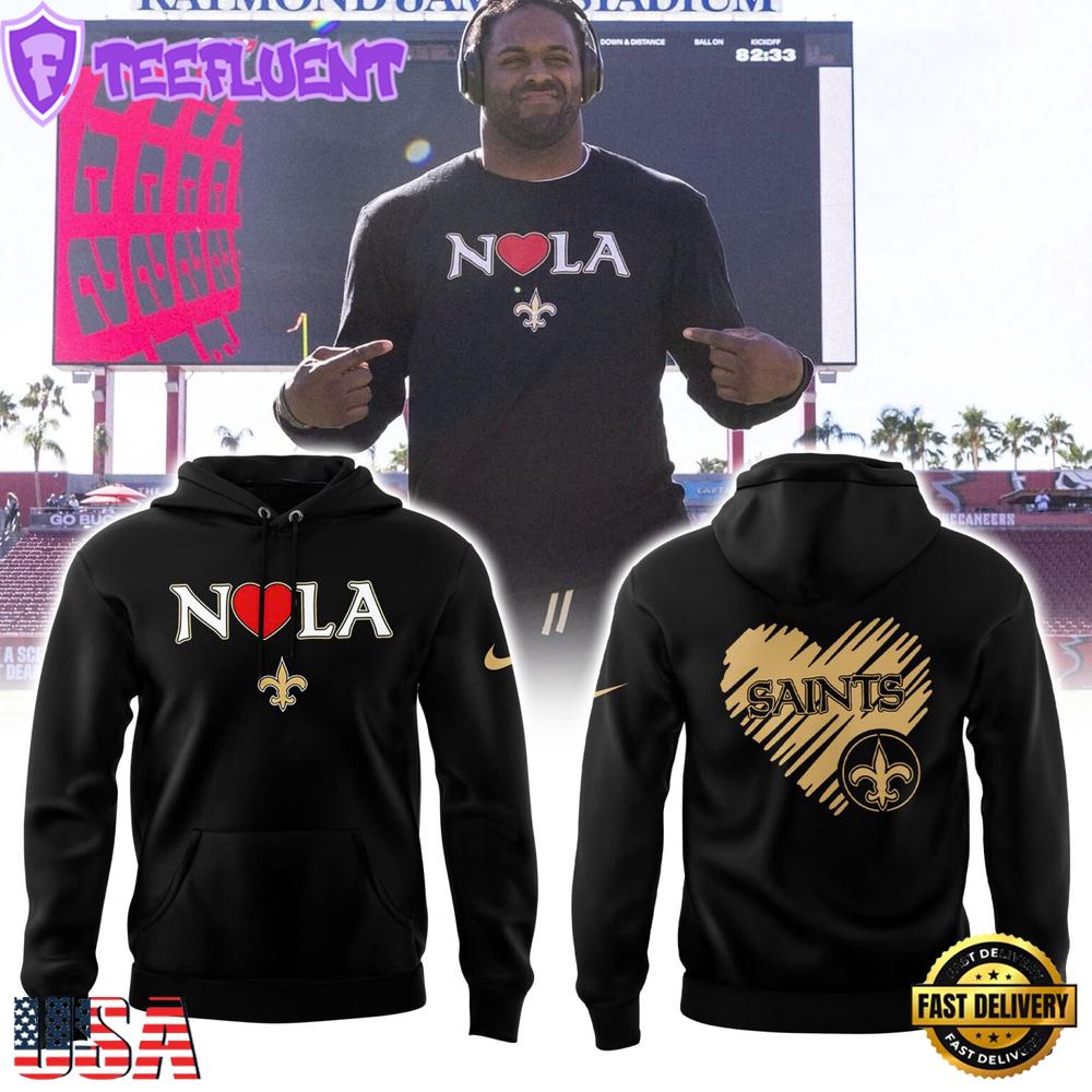 New Orleans Saints Nola 2025 Limited Edition Hoodie