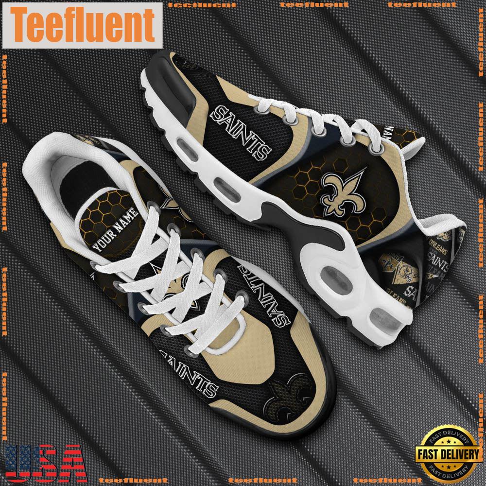 New Orleans Saints Tn Shoes Personalized Your Name, Football Team Shoes