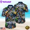NEW Penn State Nittany Lions Ncaa Mens Floral Button Up Hawaiian Shirt