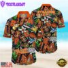 NEW Syracuse Orange Ncaa Mens Floral Button Up Hawaiian Shirt