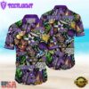 NEW Tcu Horned Frogs Ncaa Mens Floral Button Up Hawaiian Shirt