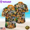 NEW Tennessee Volunteers Ncaa Mens Floral Button Up Hawaiian Shirt