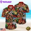 NEW Usc Trojans Ncaa Mens Floral Button Up Hawaiian Shirt