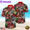 NEW Utah Utes Ncaa Mens Floral Button Up Hawaiian Shirt