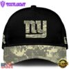 New York Giants 2024 Salute to Service Club Black Camo Cap Gift For Veteran