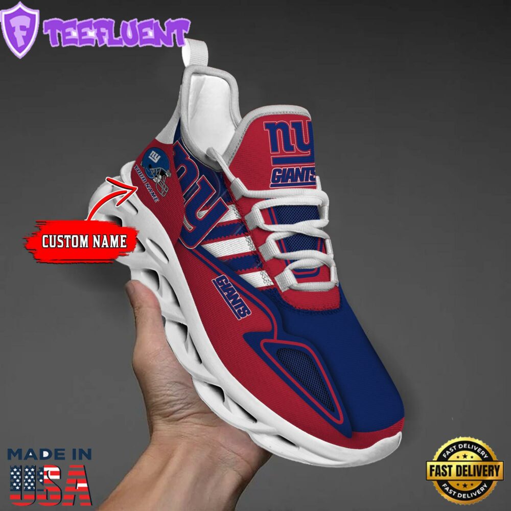 New York Giants Clunky Max Soul Shoes NFL Personalized 1