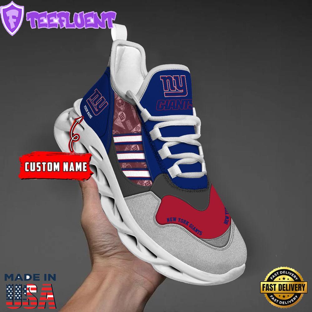 New York Giants Clunky Max Soul Shoes NFL Personalized