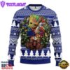 New York Giants Groot Hug Christmas Ugly Sweater Sport For Fan