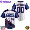 New York Giants NFL 3D Personalized Baseball Jersey Shirt For Fans