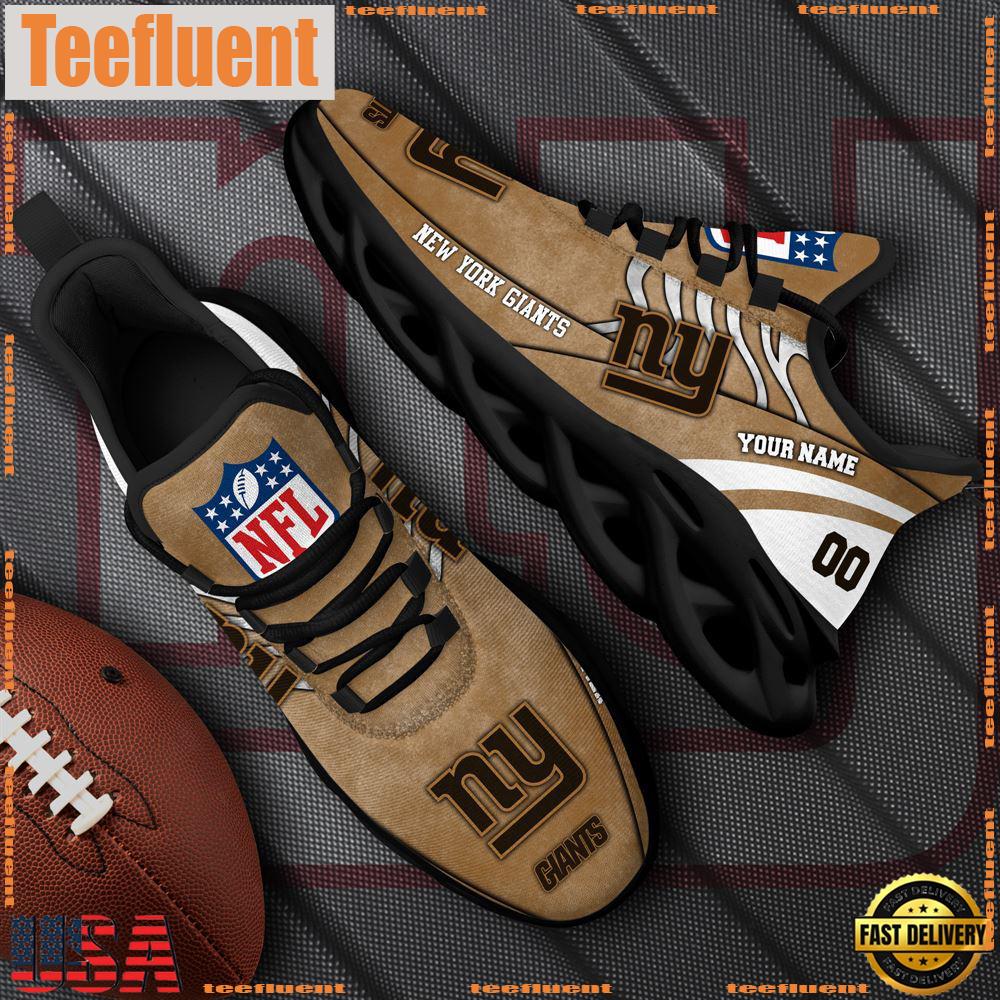 New York Giants NFL Clunky Shoes For Fans Custom Name And Number