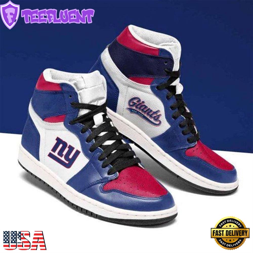 New York Giants Nfl Football Air Jordan Sport Sneaker Boots Shoes For Men Women