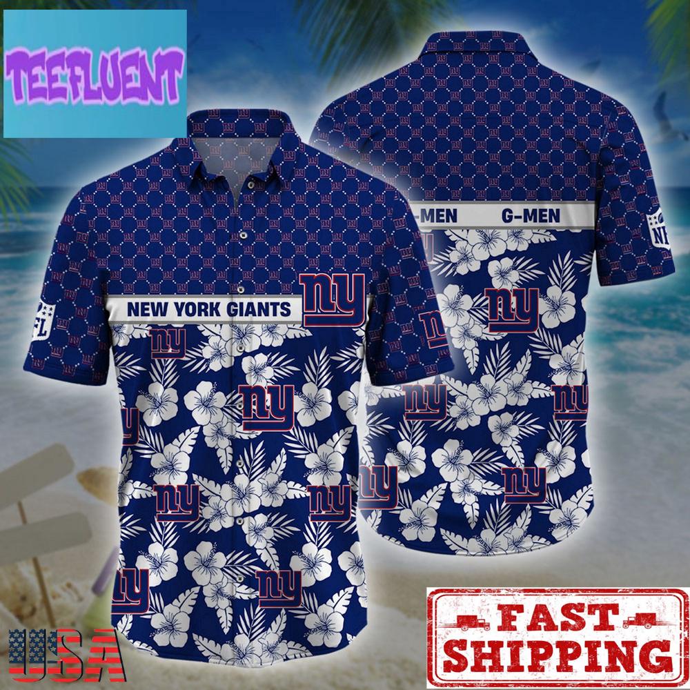 NFL New York Giants Palm Leaves Hawaiian Shirt , Summer Hawaiian Shirts NFL New York Giants Palm Leaves Hawaiian Shirt , Summer Hawaiian Shirts