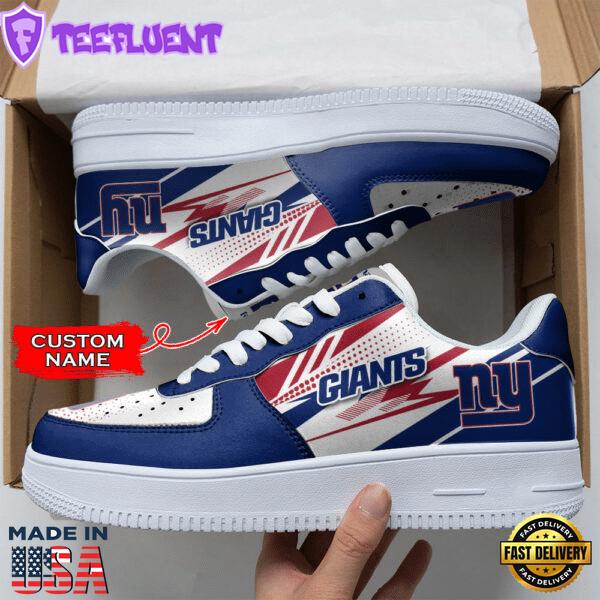 New York Giants NFL Personalized Air Force 1 Shoes