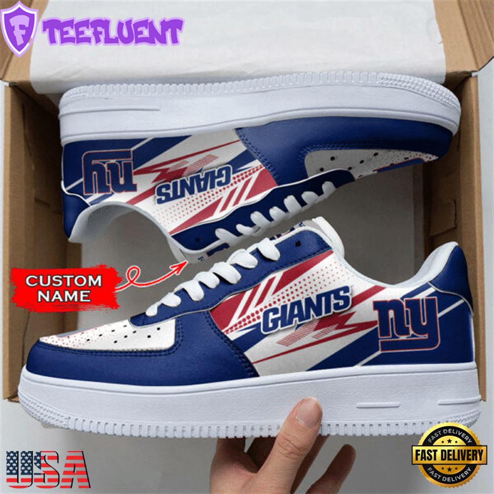 New York Giants NFL Personalized Air Force 1 Shoes