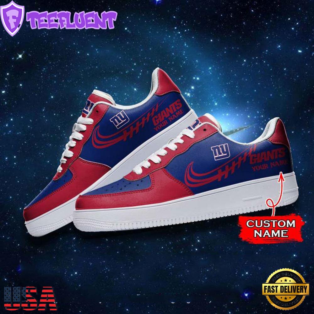 New York Giants NFL Personalized Air Force Sneaker
