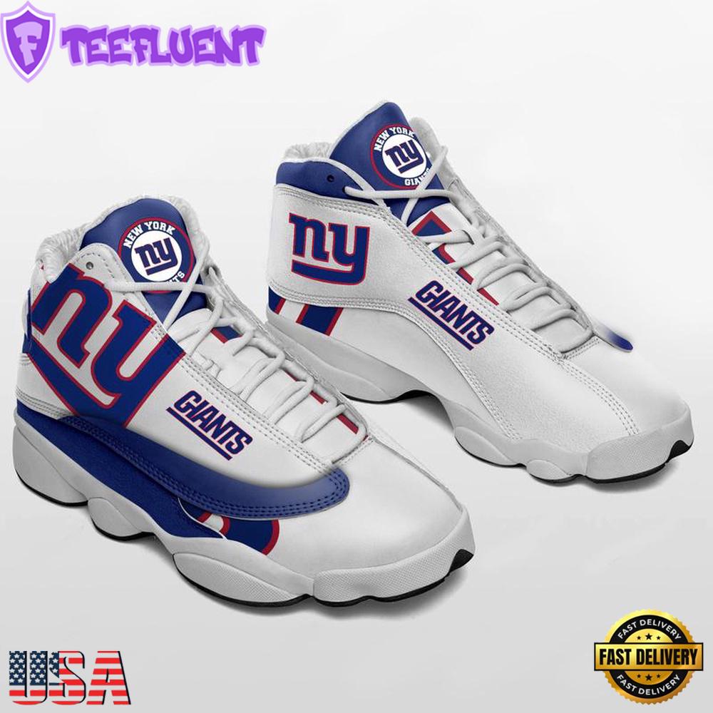 New York Giants NFL Ver 1 Air Jordan 13 Sneaker - Gift For Fans