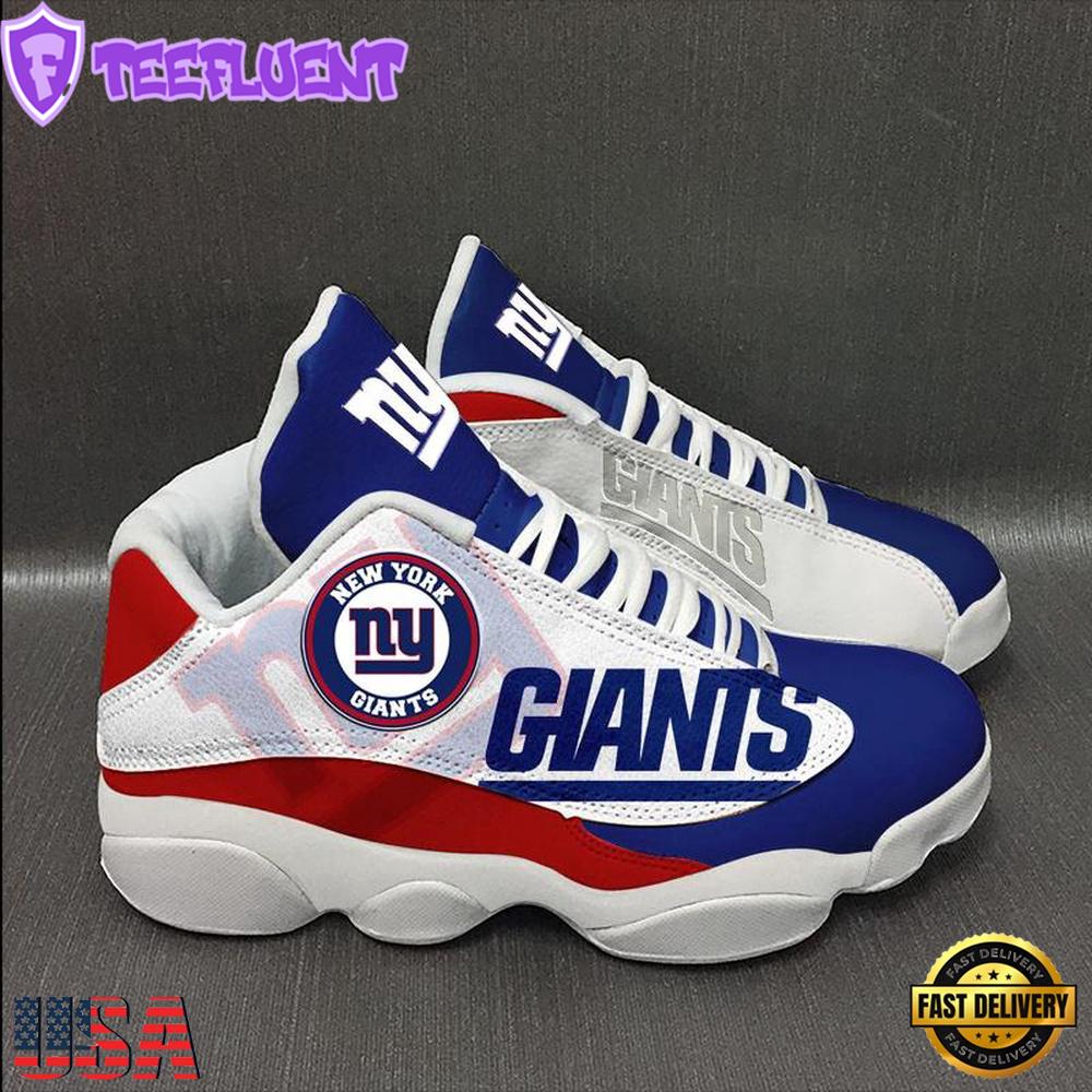 New York Giants NFL Ver 2 Air Jordan 13 Sneaker - Gift For Fans