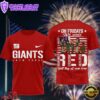 New York Giants Scooby-Doo Red Friday Military 3D T-Shirt