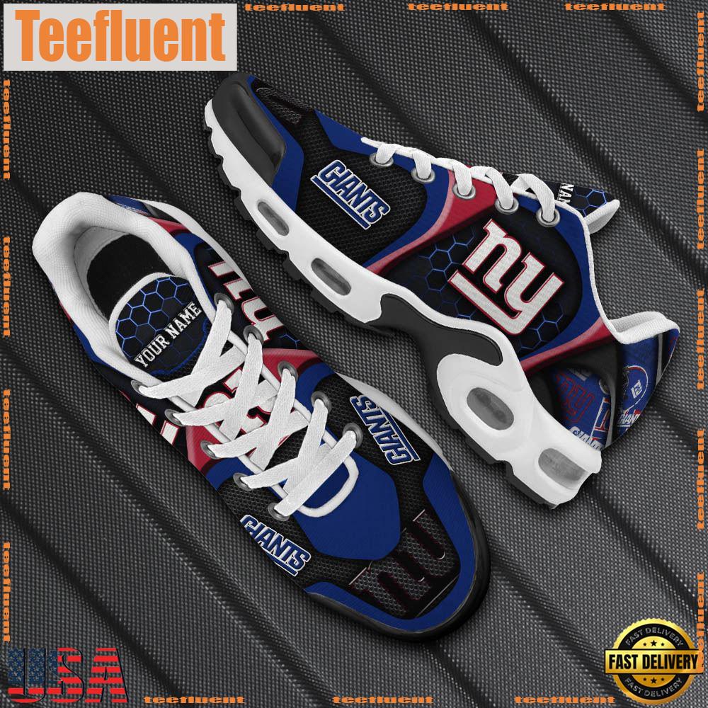 New York Giants Tn Shoes Personalized Your Name, Football Team Shoes
