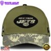 New York Jets 2024 Salute to Service Club Green Camo Cap Gift For Veteran